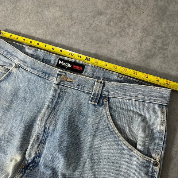 Wrangler Riggs Workwear Light Wash Carpenter Jeans - Size: 40x34 - Picture 5 of 7